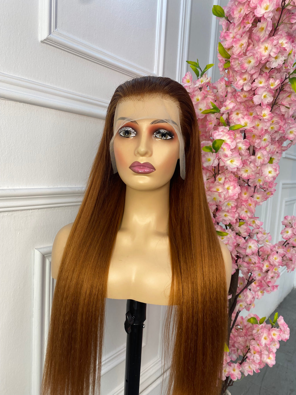 Full frontal ginger ombré human blend