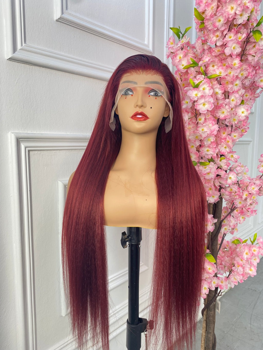 Full frontal burgundy blend