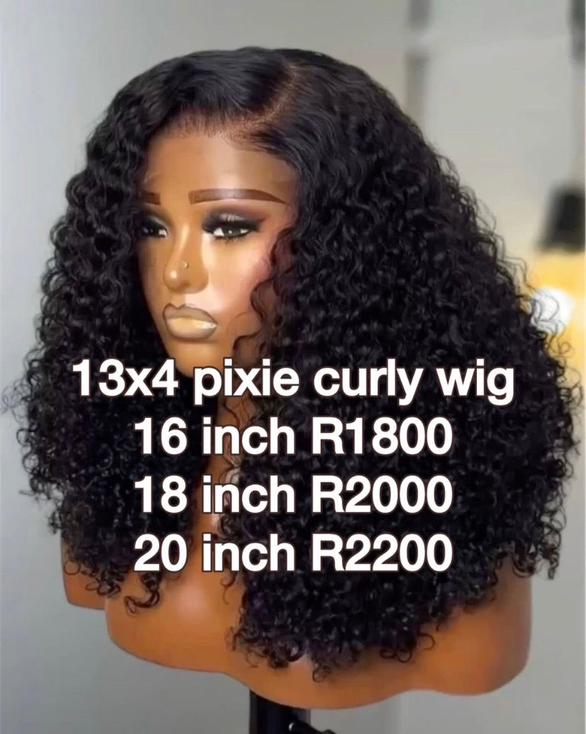 13x4 pixie curls