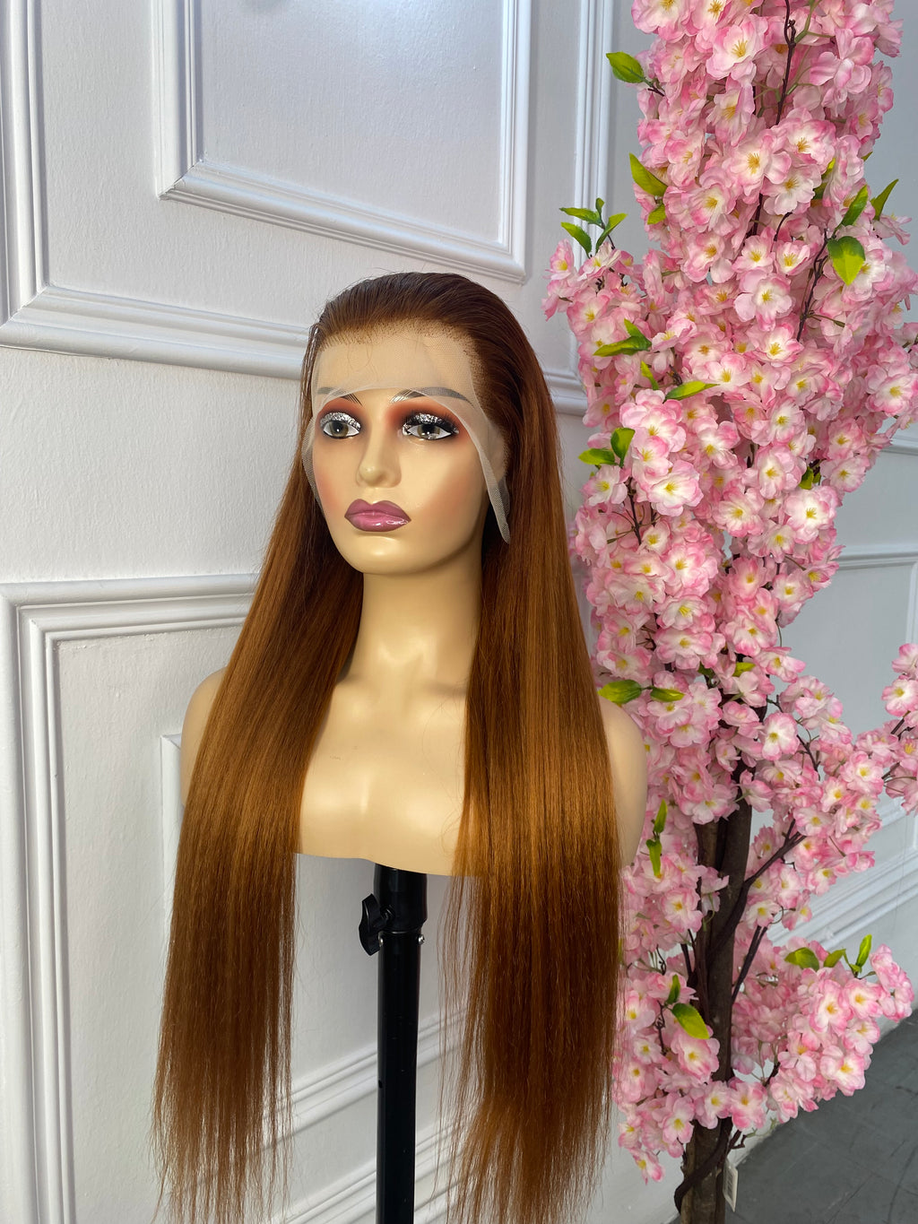 Full frontal ginger ombré human blend