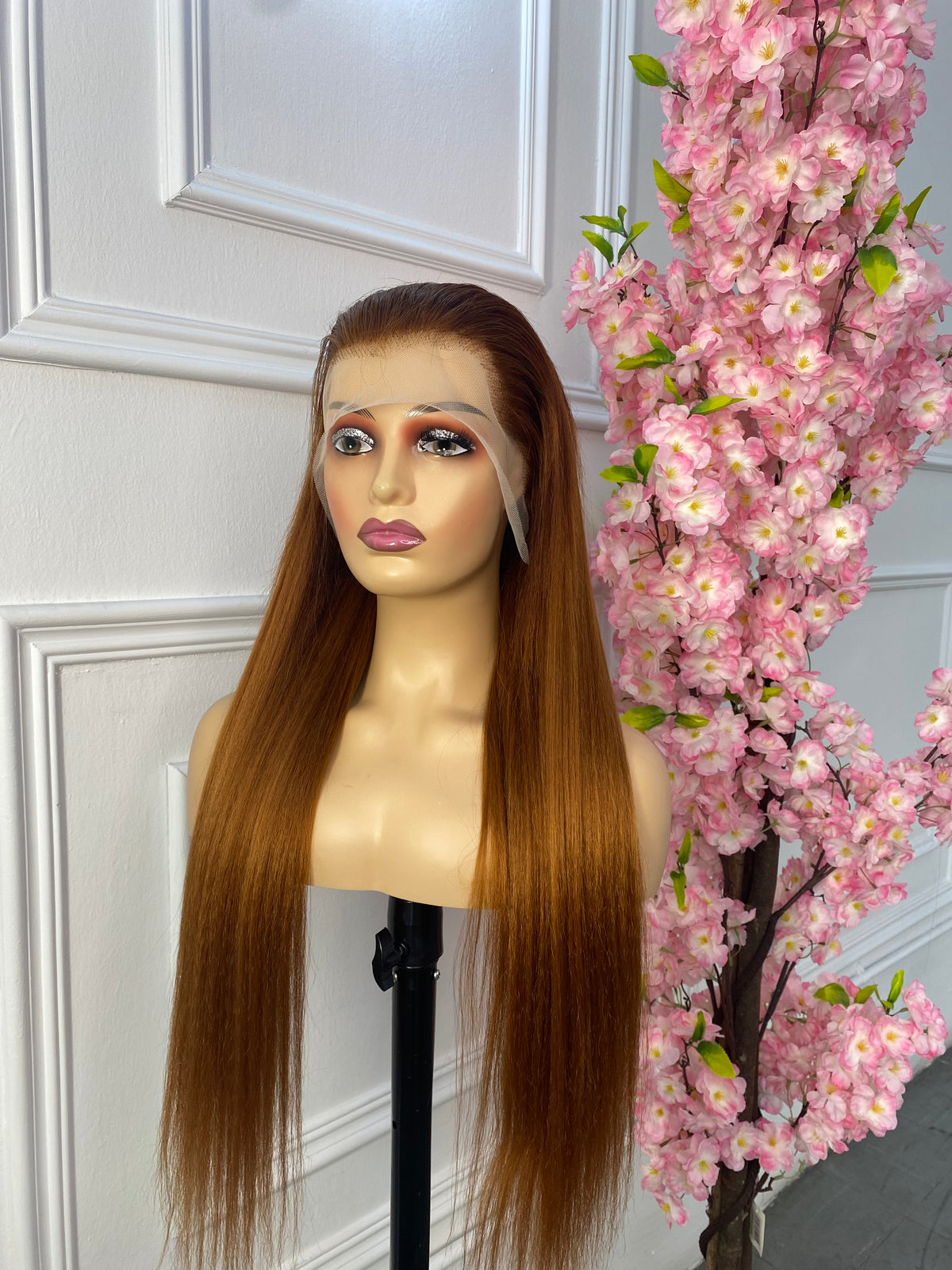 Full frontal ginger ombré human blend