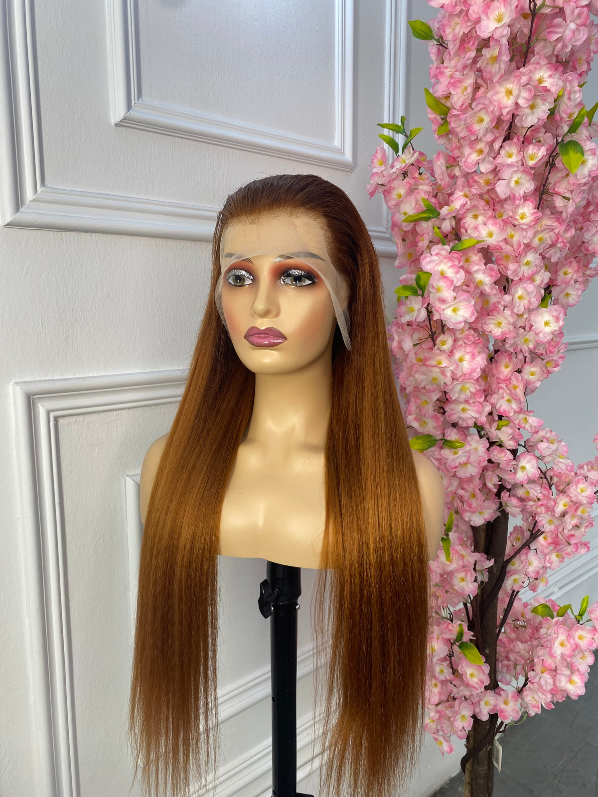 Full frontal ginger ombré human blend