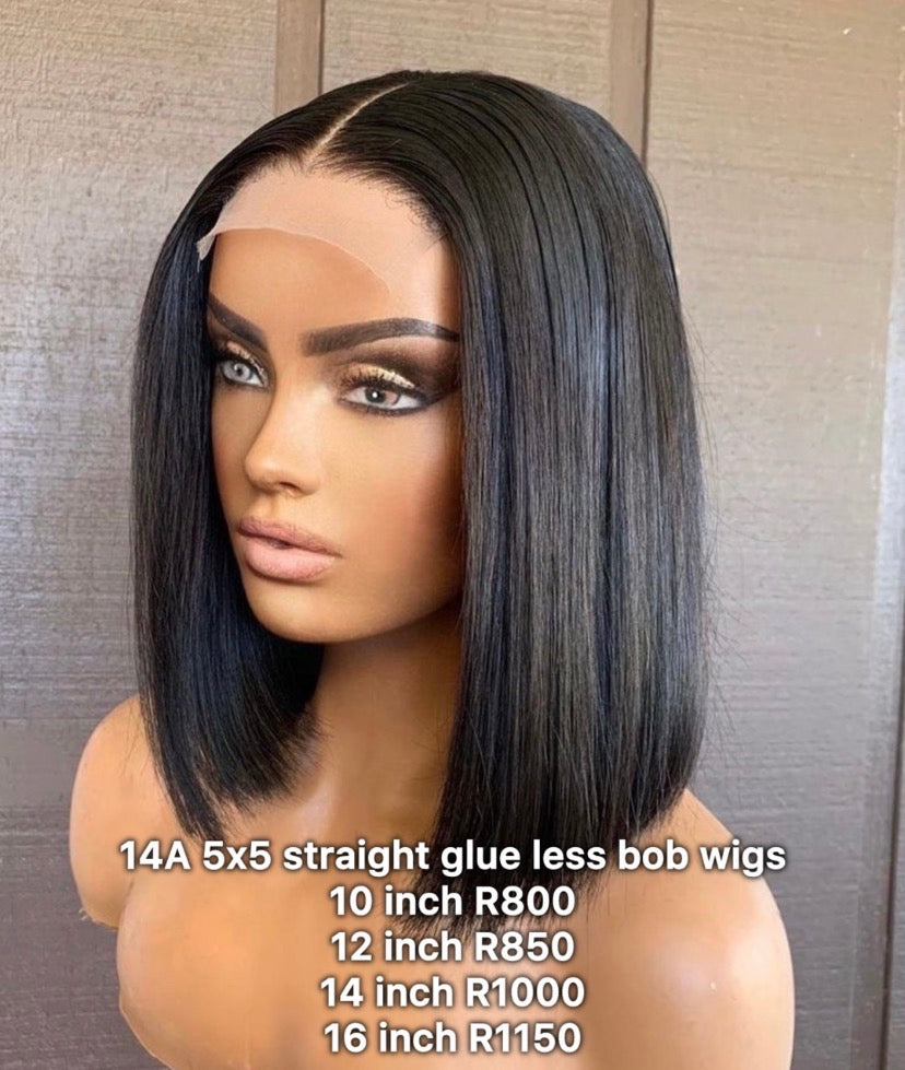 5x5 glueless bob