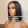4x4 glueless straight bob