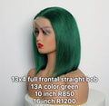 13x4 full frontal straight #green