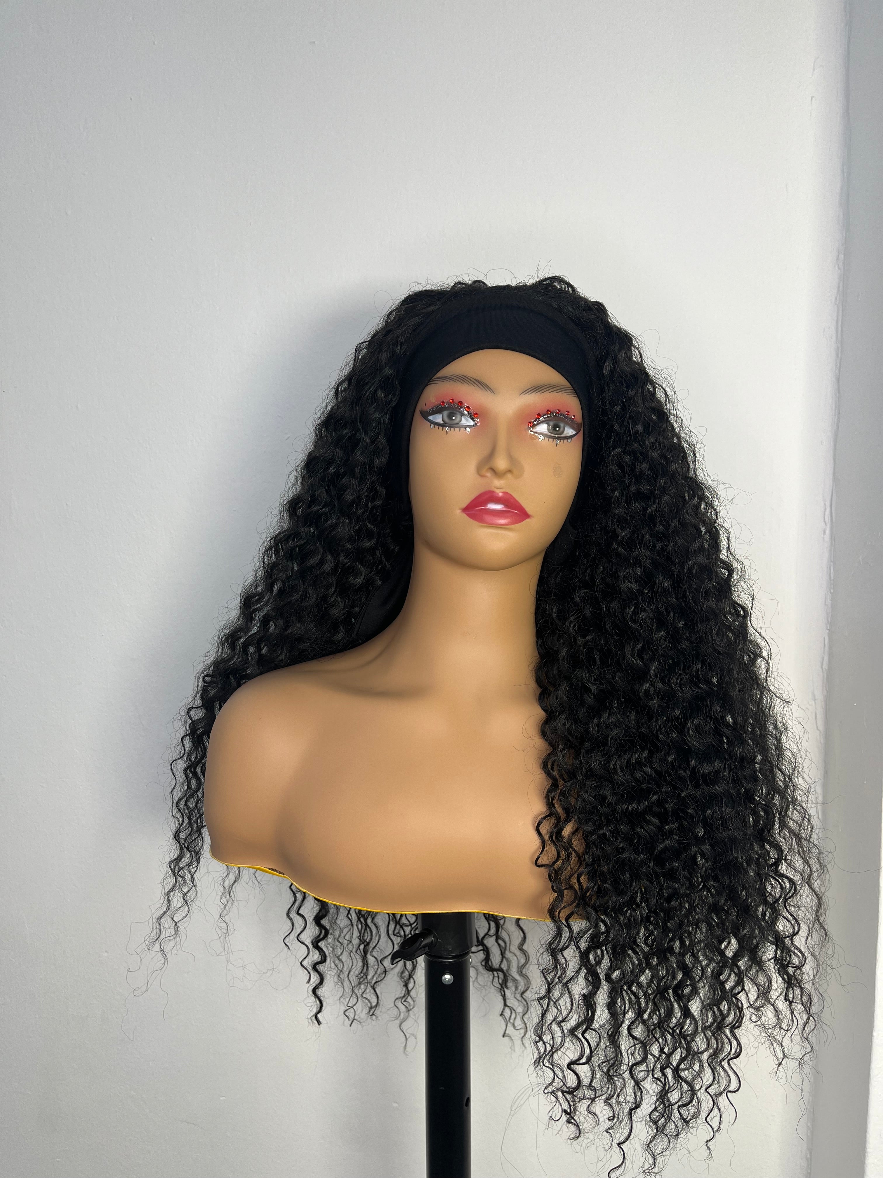 Headband curls 28”
